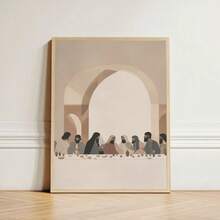 Set Of 3 Decorative Oil Paintings Of Jesus For Living Room Decoration - Multicolor - View 5