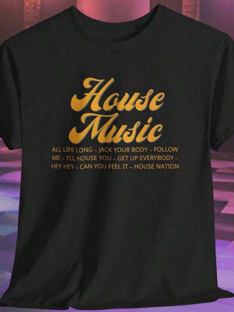 House Wife Dom Dolla John Summit Tee _ DJ Music Lover Shirt _ Electronic Dance Music Apparel HouseValentine's Day T-Shirts - Black 9 - 查看 1