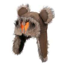 Women Men Winter Hat With Earflaps Fashionable Cute Outdoor Trapper Caps With Ears For Skiing Cycling - nâu đỏ - Xem 6