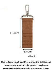 1 pieza (incluye pinchos) Soporte de pinchos de golf de cuero PU, llavero portátil para almacenamiento de pinchos de deportes al aire libre