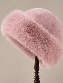 2025 New Leopard Print Mongolian Hat For Women, Warm And Fashionable Autumn And Winter Hat, Fisherman Basin Hat Plush Hat, Suitable For Giving Gifts When Going Out, Unisex - Multicolor - View 19