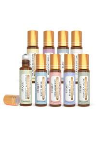 EUQEE 1瓶装，10毫升/0.33液盎司香氛精油，适用于家庭香薰，优质精油，可用于藤条香薰、加湿器、DIY蜡烛和肥皂制作、香氛蜡烛、室内喷雾、保湿护肤。 - 多樣化香型 - 查看 2