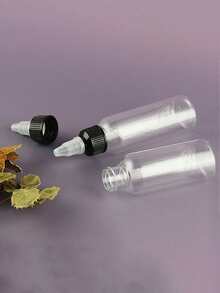 10PCS Clear Plastic Squeeze Dispenser Bottles,Pointed-Nose Cap Dropper Bottle, PET Oil Dropper Bottles With Twist Top Cap - Leak-Proof, Portable Travel Bottles, Pointed Gel Bottle Squeeze Drop Bottle Clear Plastic Bottle,Tattoo Supplies, For Liquids Inks Oils Arts And Crafts Clear,Travel Accessories,Travel Essentials - Multicolor - View 4