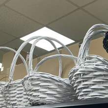 Weidenblumenkorb im Pastoralstil, Obstkorb, Geschenkverpackungskorb, Aufbewahrungskorb für Picknickgemüse, Geschenkkorb