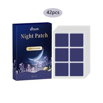 42片薰衣草护理贴片 | 传统中药精油贴片 | 夜间护理贴片 | 男女通用日常夜间护理贴片