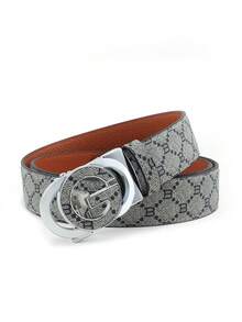 1条简约百搭男士皮带，字母G自动扣皮带，休闲商务两相宜，字母B元素 - 彩色 - 查看 16