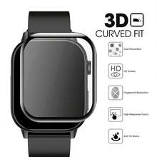 3pcs Composite Material Film Compatible With Xiaomi Redmi Watch 6 Screen Protectors Anti-Scratch Film Protective Cover Not Glass - With Redmi Watch 6 - View 9