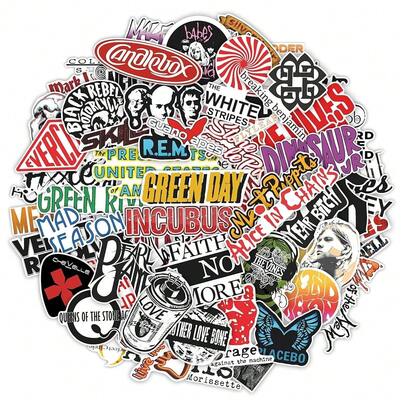 36Pcs Grunge Stickers, 90's Grunge Music, Rock Stickers, Rock Band Decals, Music Gifts For Men And Women,GrungeStickers