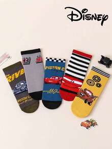 Disney 10/5 Authentic Cars Christmas Children's Socks, New Year Thick Gift Socks, Boys Winter Cartoon Christmas New Year Animation Socks, Girls Socks, House Slippers, Creative Gifting Socks, Children Socks - Multicolor - View 7
