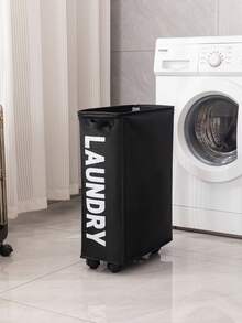 1 giỏ đựng quần áo bẩn gấp gọn có bánh xe, giỏ đựng quần áo bẩn dung tích lớn, giỏ giặt di động trong nhà, hộp đựng thảm tập yoga. - Nhiều màu - Xem 12