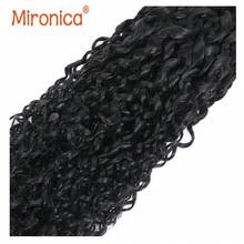 BINF 12A Pixie Curly Human Hair Bundles 100% Human Hair  Natural Color 8-24 Inch Brazilian Virgin Hair Unprocessed Double Weft Weaving Curly Hair Bundles Extensions Wholesale - Natural Black - 查看 5
