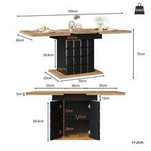 Dining Tables - Black - View 8