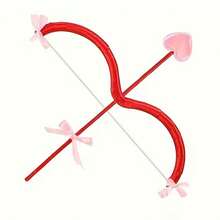 2pcs/Set,Cupid Party Costume Set , Outfit With Bow , Arrow , Perfect For Valentine's Day , Thanksgiving , Proposals , Weddings , Photobooth Props , Valentine's Party - Multicolor - View 3