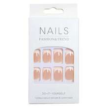 False Nail Tips - Pink White - View 7
