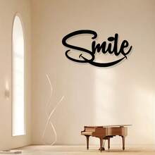 1 pezzo Decorazione da parete artistica e personalizzata con testo, facile da appendere, adatta per soggiorno, camera da letto o studio, migliora l'estetica dello spazio, rompe facilmente l'atmosfera noiosa, irradia sole e gioia, regalo ideale per vacanze, Natale, Ognissanti