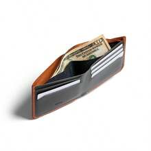 Hide &Amp; Seek Wallet (Slim Leather Bifold Design, RFID Blocking, Holds 5–12 Cards With A Hidden Section) - Caramel