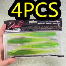 8225 Cebo blando con cola en forma de pata de pato, adecuado para pez mandarín, perca, black bass y carpa carasio - Multicolor - Ver 9