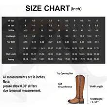 Comfyshoes Women's Knee High Boots 956 Zipper Tall Fashion Boots - 棕色PU - 查看 3