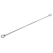 GLOGLOW Collar Cadena para Adiestramiento de Perros Cadena de Serpiente de Metal para Mascotas Collar Entrenador para Mascotas Ajustable para Perros pequeños medianos y Grandes Negro 4mm x 50cm - Pago - Ver 1