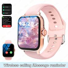 1.83" HD Touch Screen Smart Watch - Wireless Calling, Camera, Music Control | Compatible With Android/IOS, Unisex, Customizable Dial, Alarm And Call/Message Alerts