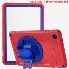 1pc Stock Case Compatible With Ipad 10th/ 9th/ 8th/ 7th/ 6th/ 5th/4th Generation 10.9/11''/ 9.7'', IPad 11(A16 2025) IPad (A16) 11 Inch 11th Generation 2025 With PET Film Galaxy Tab A8 10.5 Inch 2022 IPad Pro/Air6/Air7 11 2018/2020/2021/2022/2024/2025 IPad Mini 6 8.3 Inch IPad Mini 7 A17 Pro 8.3'' 2024Case With Pencil Holder [360° Rotating Hand Strap] - Red Blue - View 12