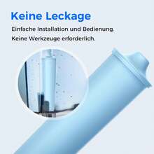 Filtri per l'acqua di ricambio Waterdrop per Blue, 71312 Blue, compatibili con le serie GIGA®, ENA® Micro, IMPRESSA®, certificati TÜV SÜD (3 pezzi) - Blu - Visualizzare 3