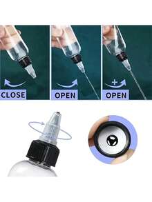 10PCS Clear Plastic Squeeze Dispenser Bottles,Pointed-Nose Cap Dropper Bottle, PET Oil Dropper Bottles With Twist Top Cap - Leak-Proof, Portable Travel Bottles, Pointed Gel Bottle Squeeze Drop Bottle Clear Plastic Bottle,Tattoo Supplies, For Liquids Inks Oils Arts And Crafts Clear,Travel Accessories,Travel Essentials - Multicolor - View 8
