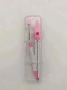 3pcs Colorful Metal Compass Drawing Tools Set With Replacement Lead, Back To School Gift