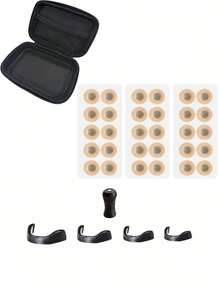 30/60/90片装磁性扩张器套装 | 黑白配色，4种尺寸磁条，适用于睡眠和运动，扩张鼻腔，帮助呼吸，减少打鼾，15对（30片）磁条 - 多片式设计，便携易用，适合旅行和居家使用，是送给亲朋好友的最佳生日礼物 - 彩色 - 查看 13