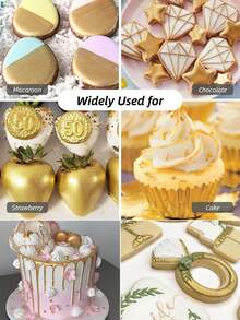 15g Bột bụi vàng, Bột nhũ, Bột ngọc trai, Bột kim tuyến, Dùng để trang trí bánh, Làm bánh, Fondant, Gumpaste, Macaron Chocolate, Bánh Mousse, Kẹo mềm, Đồ uống, Bánh quy, Món tráng miệng, Đồ uống, Dâu tây, Nghệ thuật trang trí DIY, Sinh nhật hoặc Tiệc cưới, Hoàn hảo cho Trang trí nhà, Nhà hàng hoặc Sự kiện, Khuôn silicon lỏng trang trí, Nến kim tuyến Trang trí bánh Topper Trang trí bánh Trang trí bánh Dụng cụ trang trí bánh (Không ăn được) - Nhiều màu - Xem 3