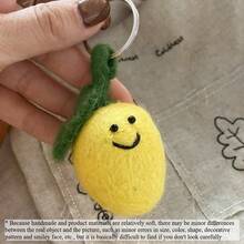 1个毛毡蔬果模型装饰吊坠，可作钥匙扣、包包挂饰、礼品、派对餐桌装饰、摄影道具，可定制Logo，适用于超市/酒吧/橱窗展示、家居/阳台/花园装饰、DIY配件 - 彩色 - 查看 11