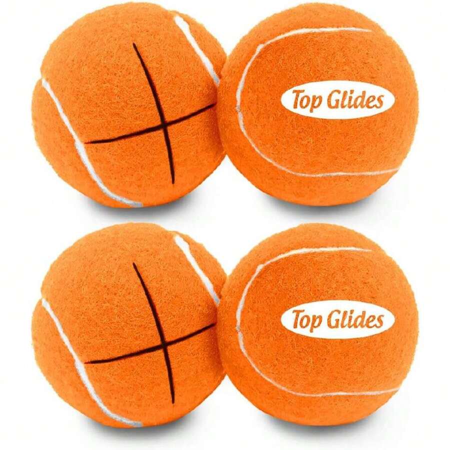 Precut Walker Tennis Ball Glides,29415989 - Màu Cam san hô - Xem 1