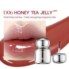 J.M.C.Y 透明唇彩，保湿不褪色镜面光泽唇釉，唇部精华，学生唇膏 - D06 HONEY TEA JELLY - 查看 1