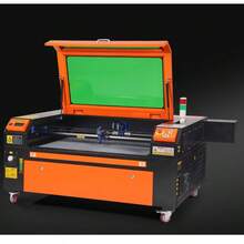 Grabador láser de CO2  de 100 W, 24 x 35 pulgadas, máquina cortadora láser de 19,7 IPS con asistencia de aire de paso bidireccional, compatible con LightBurn, CorelDRAW, AutoCAD, Windows, OS, Linux, para madera, acrílico, tela y más - Naranja - Ver 9