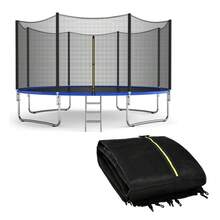 14FT/12FT Trampoline Safety Net Replacement Protection Enclosure Net With Zipper - 14 FT - View 11