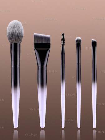 5件套专业化妆刷套装 - 斜角粉底刷、眉刷、眼影刷、细节刷、鼻影刷、眼线刷、高光刷、眼部彩妆刷、渐变色化妆刷、化妆刷套装、化妆刷套装、化妆刷套装、全套化妆刷、化妆刷套装、全套化妆工具、化妆刷套装、化妆礼盒套装