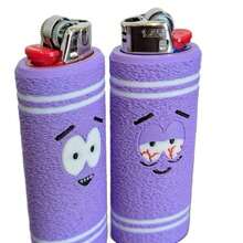 Lighter Sleeve - Durable Iconic Design For Bic Lighters - Lightweight Fun Accessory - Perfect Gift For Fans - 3.5 X 1.5 Inches - Mặc định - Xem 3