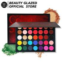 beauty glazed 35 Color Studio Eyeshadow Palette For Halloween Makeup, Pop Makeup Inner Artist Matte Shimmer Luminous Velvet Texture Pressed Colors Powder Creamy Eye Shadow Blendable Natural Makeup Palette - Nhiều màu - Xem 2