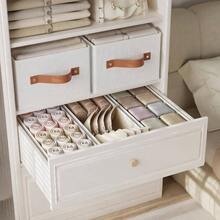 Cestas de almacenamiento, cajas de tela con asas, blancas, 15x 6.1x 5.1 pulgadas - 15 x 5,1 x 6,1 pulgadas (paquete de 3) + Blanco - Ver 9