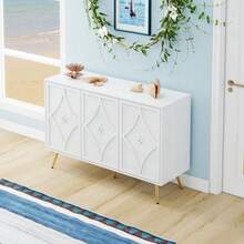 Storage Cabinets - Blanco + Tablero de partículas-1 - Ver 3