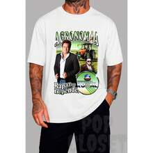 T-Shirt Streetwear Brasilidades Bootleg Loenardo Rapaz...It Depends Agronomia Rural Street Urban Culture Street Fashion Unisex Male Female 100% Cotton Top Premium Streetwear Launch Immediate Shipping Various Colors!! Plus Size - 白色 - 查看 1