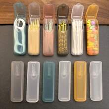 4pcs Portable PP Plastic Storage Boxes With Multi-Compartments - Compact Travel Organizer Suitable Travel, Dental Supplies, Medication, Jewelry & Small Parts - PP Plastic Containers - 4 件,顏色隨機 - 查看 2