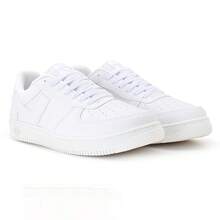 Men's Casual Sneakers, Sizes 44, 45, 46, 47, And 48, Special Sizes, Black And White. - 白色 - 查看 3