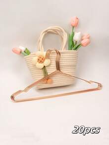 40pcs Gold Metal Hangers, Metal Coat Hangers, Adult Hangers, Affordable Metal Hangers