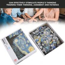 1000pcs Plane Puzzles DIY Paper Star Sky Scenery Jigsaw Adult Educational Toys Gift - Multicolor - Ver 7