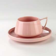 Bộ tách cà phê gốm sứ cho gia đình, văn phòng, khách sạn, quán cà phê, trà chiều, bộ tách và đĩa cà phê tối giản. - Nhiều màu - Xem 14