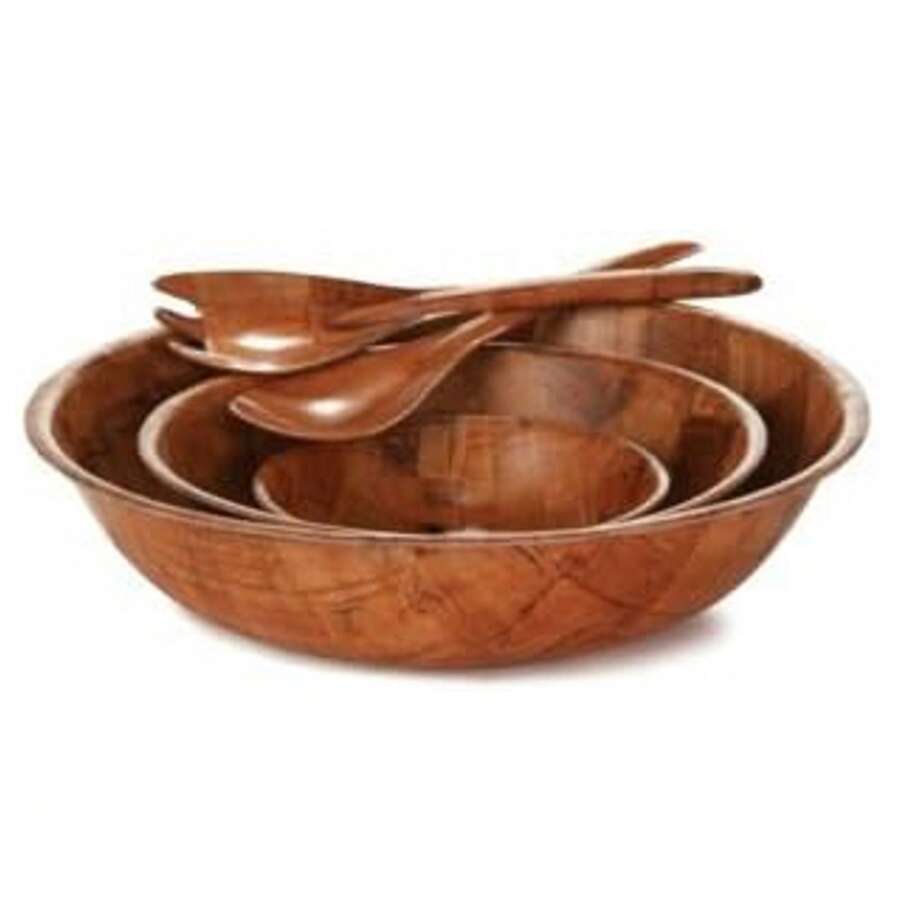 Weavewood Bowl Round (206) - 卡其色 - 查看 1