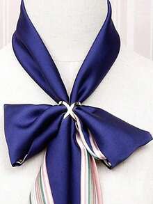 1pc Women Geometric Design Casual Scarf Ring For Daily Life Brooch - Gold - View 4