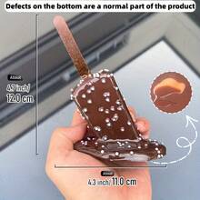 A Melting Ice Cream Sculpture, Suitable For Indoor, Home Decoration, Garden Decoration, Micro Landscape, Desktop Decoration Statue, Whole Props - Melting Ice Cream - View 13