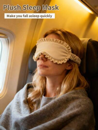 Sleep Mask Natural Sleeping, Eye Mask Eyeshade Cover Shade Eye Patch, Women Men Soft Portable Blindfold Travel Eyepatch, 3D Contoured Cup Sleeping Mask, Soft Breathable Sleep Eye Mask With Adjustable Elastic Strap For Flight Nap